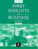 First Insights Into Business - Workbook-Kevin Manton