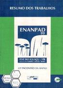 Resumo dos Trabalhos / Enanpad 1999 / 23 Encontro da Anpad-Autor Anpad