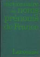 Dictionnaire Etymologique Des Noms de Famille Et Prenoms de France-Albert Dauzat