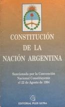 Constituicion de La Nacion Argentina-Editora Plus Ultra