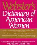Webters Dicionary Of American Women-Editora Merriam Webster