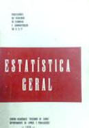 Estatistica Geral / Volume 1-Editora Professores da Faculdade de Economia / Ad