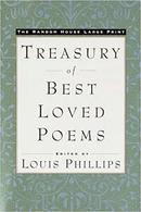 The Random House Large Print Treasury Of Best Loved Poems-Louuis Phillips