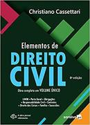 Elementos de Direito Civil / Volume Unico-Christiano Cassettari