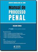 Manual de Processo Penal / Volume Unico-Renato Brasileiro de Lima