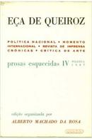 prosas esquecidas iv / polemica 1867-eca de queiroz