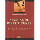 manual de direito penal 2 / parte especial - arts.121 a 234 do cp-julio fabbrini mirabete