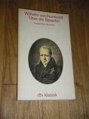 UBER DIE SPRACHE / Ausgewhlte Schriften-WILHELM VON HUMBOLDT