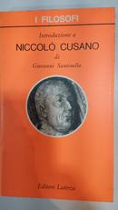 INTRODUZIONE A NICCOL CUSANO-GIOVANNI SANTINELLO