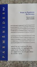 POEMA DE PARMIDES DA NATUREZA-FERNANDO SANTORO