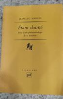 TANT DONN / ESSAI DUNE PHNOMNOLOGIE DE LA DONATION-JEAN-LUC MARION