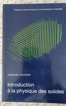 INTRODUTION  LA PHYSIQUE DES SOLIDES-EMANUEL MOOSER