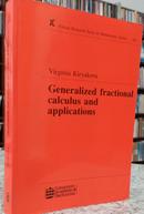 GENERALIZED FRACTIONAL CALCULUS AND APPLICATIONS / PITMAN RESEARCH NOTES IN MATHEMATICS SERIES-VIRGINIA KIRYAKOVA