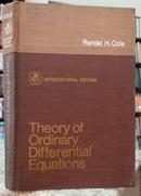 THEORY OF ORDINARY DIFFERENTIAL EQUATIONS-RANDAL H. COLE