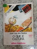 O Que  Cultura / Coleo primeiros passos-Jos Luiz dos Santos 
