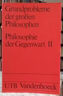GRUNDPROBLEME DER GROBEN PHILOSOPHEN / PHILOSOPHIE DER GEGENWART II-JOSEPH SPECK ( HERAUSGEGEBEN VON )