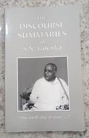 The Discourse Summaries Of S. N. Goenka-S. N. Goenka