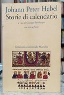 STORIE DI CALENDARIO -JOHANN PETER HEBEL