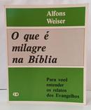 O QUE � MILAGRE NA B�BLIA - PARA VOC� ENTENDER OS RELATOS DOS EVANGELHOS-ALFONS WEISER