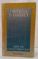 �QUE ES CONOCIMIENTO? / REVISTA DE OCCIDENTE EN ALIANZA EDITORIAL-ORTEGA Y GASSET